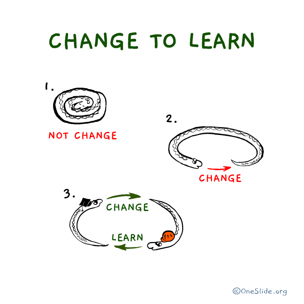 CHANGE TO LEARN Oneslide